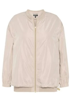 Ulla Popken SHIMMER DETAIL LAYERED - Kurtka Bomber - Sand -Ulla Popken 9688343fa9654bb690ad48db0520386c