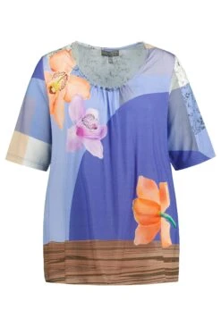 Ulla Popken Bluzka - Bleu Violet -Ulla Popken 9727e93630f34401a0bf11332f3d26b8