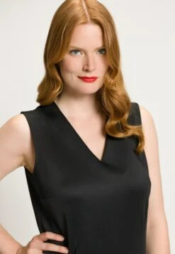 Ulla Popken Sukienka Letnia - Schwarz -Ulla Popken 974eaac68ac646779f39302f3c3e694a