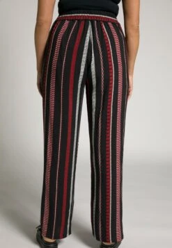 Ulla Popken STREIFEN ELASTIKBUND KORDEL - Spodnie Treningowe - Schwarz -Ulla Popken 987d7a789c9440ba8d4234c079d0ce23