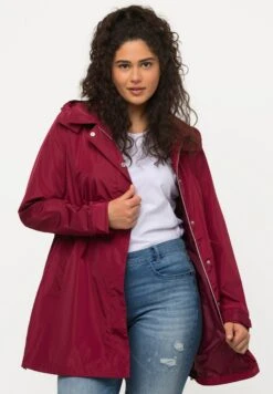 Ulla Popken Kurtka Przeciwdeszczowa - Karmijnrood -Ulla Popken 99c7af163ab74f7d9c5007f2b2152384