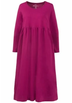 Ulla Popken MIDI-LÄNGE RUNDHALS LANGARM - Sukienka Z Dżerseju - Weinrot -Ulla Popken 9a2541d16d5b45529290bee6b0ad9e87