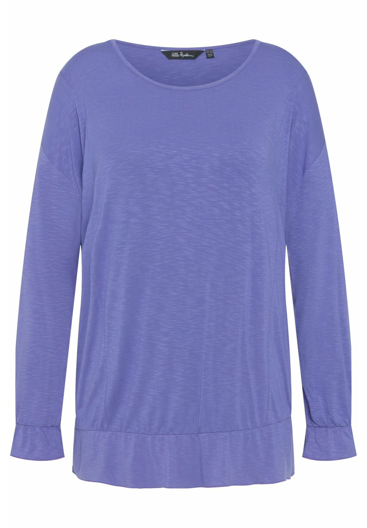 Ulla Popken VOLANTS RUNDHALS - Bluzka Z Długim Rękawem - Blaues Flieder 7 Ulla Popken VOLANTS RUNDHALS - Bluzka Z Długim Rękawem - Blaues Flieder - obrazek 5