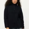 Ulla Popken STEHKRAGEN KNÖPFE LANGARM - Bluza - Marine -Ulla Popken 9f7652f89f15447abb715db940a0f72f