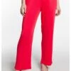 Ulla Popken Spodnie Materiałowe - Salsarot