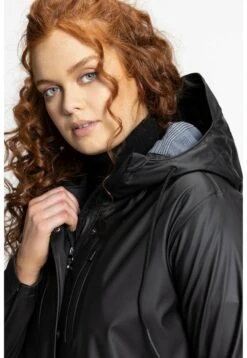 Ulla Popken Parka - Zwart -Ulla Popken 9ffb52574ccd45a6a664dbaa0f286f35
