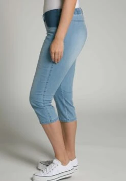 Ulla Popken Szorty Jeansowe - Light Blue -Ulla Popken a05e4cbbe3a94dc59d069be94b68c7bd