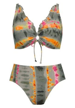 Ulla Popken SET - Bikini - Loden Green Stripe 9 Ulla Popken SET - Bikini - Loden Green Stripe -Ulla Popken a1ede0a3fa5e4f318acbfe8d05cac1e6