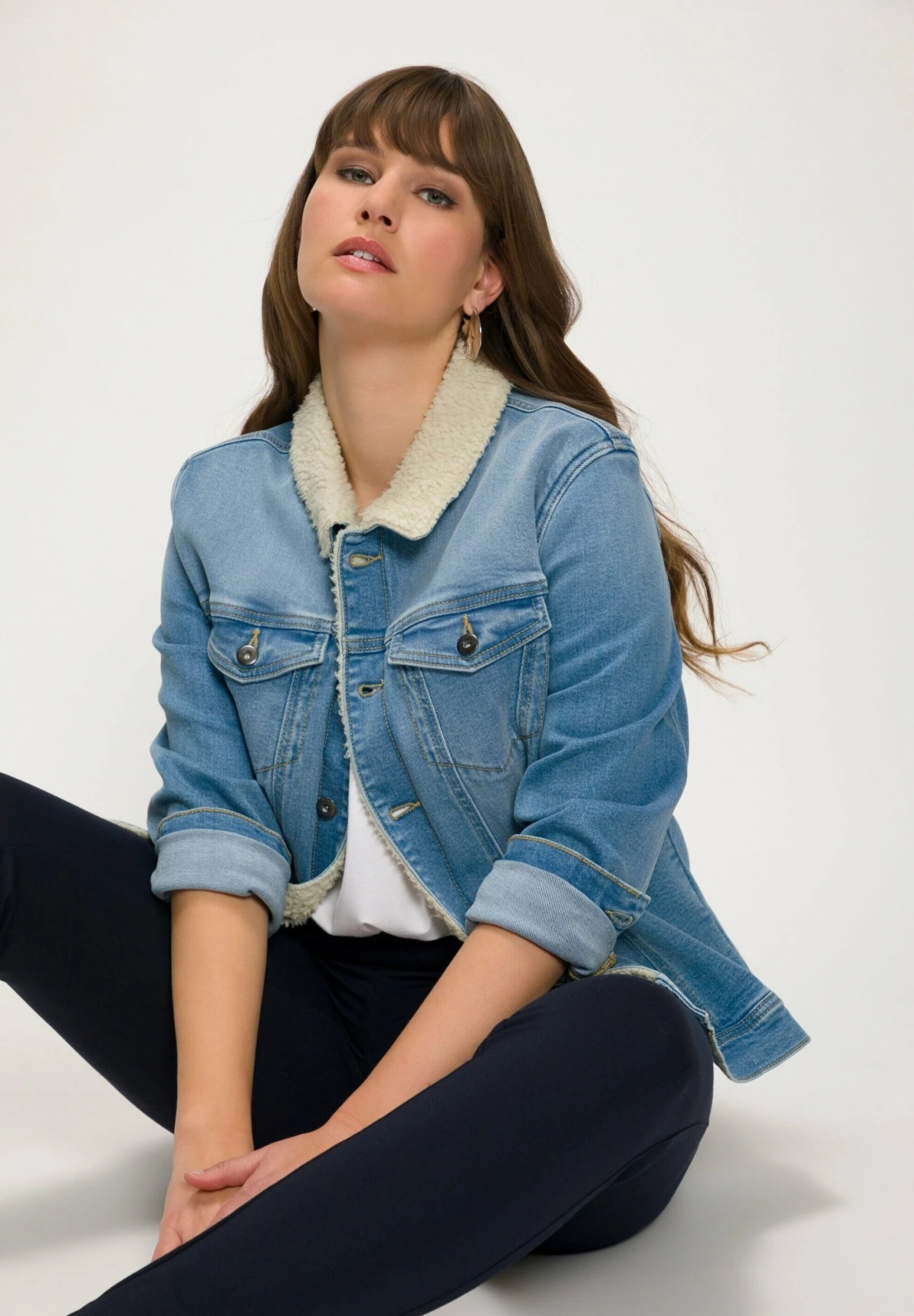 Ulla Popken Kurtka Jeansowa - Bleu Denim 5 Ulla Popken Kurtka Jeansowa - Bleu Denim - obrazek 3