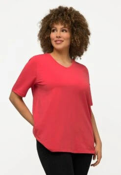 Ulla Popken T-shirt Basic - Raspberry 10 Ulla Popken T-shirt Basic - Raspberry -Ulla Popken a35edc3985b4415c83dbdd729ad3e329