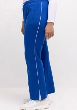 Ulla Popken Spodnie Treningowe - Royal Blue -Ulla Popken a3ce5cc0943f4d9d92e4eadb6ff1063a