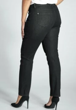 Ulla Popken SAMMY - Jeansy Slim Fit - Black -Ulla Popken a43e093154f5485fa29aa36dd92f4465