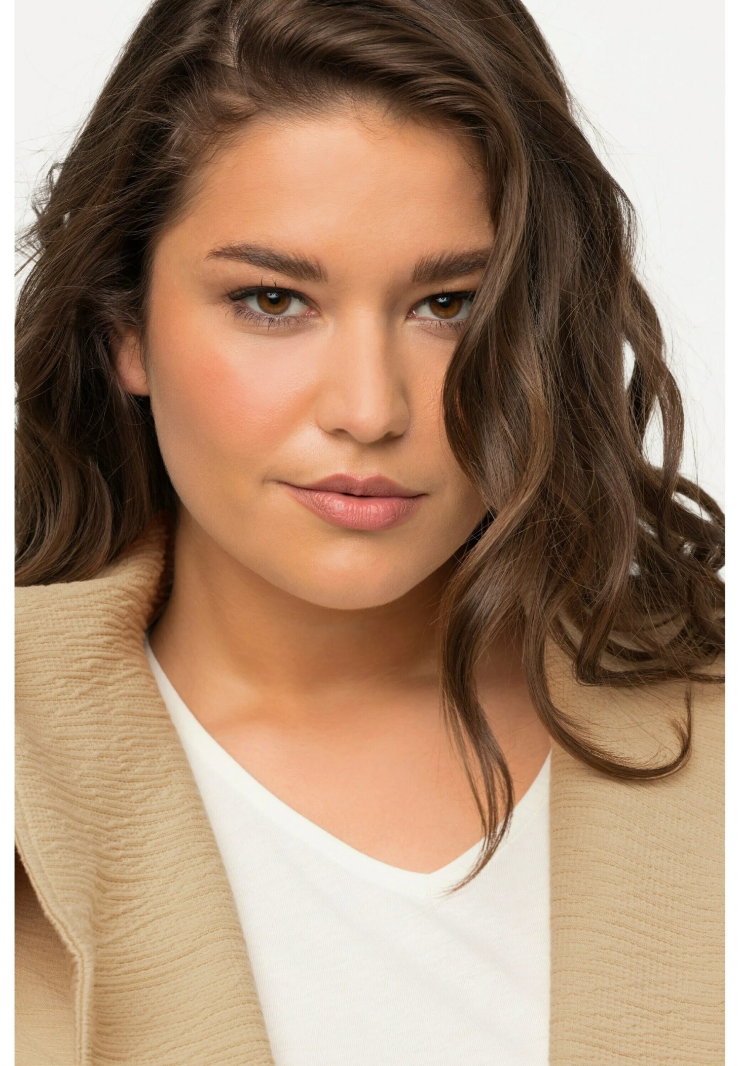 Ulla Popken 3D-STRUKTUR KRAGEN 3/4-ARM - Kardigan - Popcorn 6 Ulla Popken 3D-STRUKTUR KRAGEN 3/4-ARM - Kardigan - Popcorn - obrazek 4