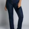 Ulla Popken Jeansy Straight Leg - Blue Denim