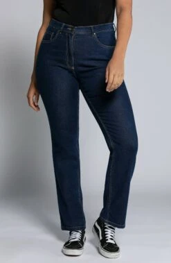 Ulla Popken Jeansy Straight Leg - Blue Denim