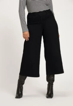 Ulla Popken MARLENE FIT - Jeansy Dzwony - Black