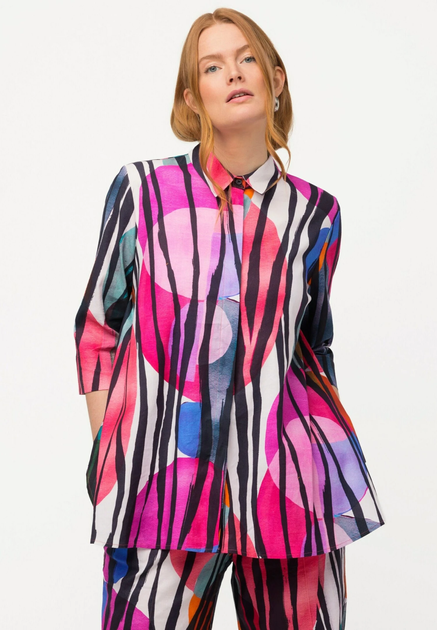 Ulla Popken COL ET MANCHES 3/4 - Koszula - Blanc Neige 3 Ulla Popken COL ET MANCHES 3/4 - Koszula - Blanc Neige