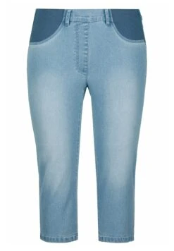Ulla Popken Szorty Jeansowe - Light Blue -Ulla Popken a9e143a5ce3e4dc599bb82127c2b7a73