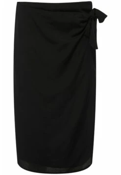 Ulla Popken Spódnica Z Zakładką - Noir -Ulla Popken abd4d38d9c2a4627b72f771d96050de1