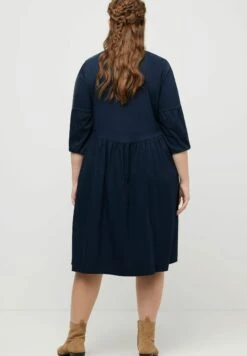 Ulla Popken COL MONTANT MANCHES 3/4 - Sukienka Koszulowa - Marine 9 Ulla Popken COL MONTANT MANCHES 3/4 - Sukienka Koszulowa - Marine -Ulla Popken ae0a993444b04eaaae19d001dcdd91cc