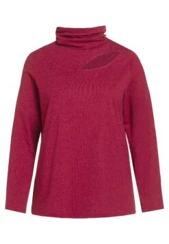 Ulla Popken Bluzka Z Długim Rękawem - Kersenrood -Ulla Popken ae281cfb99a44809bcd690f8c2c20ba1