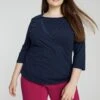 Ulla Popken BELLIEVA - Bluzka Z Długim Rękawem - Marine 1 Ulla Popken BELLIEVA - Bluzka Z Długim Rękawem - Marine -Ulla Popken af31bef8e3f949c9aa63a5221821559a