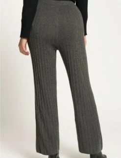 Ulla Popken Spodnie Materiałowe - Donkergrijs Melange -Ulla Popken b1181ececab94cffaf8b9b91333077d2