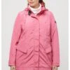 Ulla Popken Parka - Pink Red