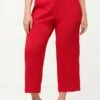 Ulla Popken Spodnie Materiałowe - Salsa Red -Ulla Popken b3552b54a5514ec0be3af43e9b8811f8
