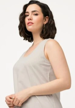 Ulla Popken CLASSIC ÄRMELLOS - Top - Graubeige -Ulla Popken b3799b92ba10463c9084dff66440459c