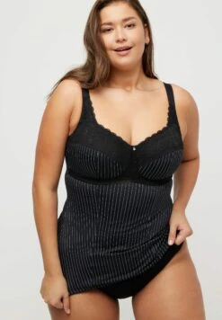 Ulla Popken Podkoszulki - Black 8 Ulla Popken Podkoszulki - Black -Ulla Popken b38389b38032413fab94f7db6116fcec