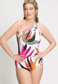 Ulla Popken Kostium Kąpielowy - Steinweiß