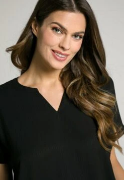 Ulla Popken Bluzka - Schwarz -Ulla Popken b485a57c2a0841b2a2b41fad09d84ec1