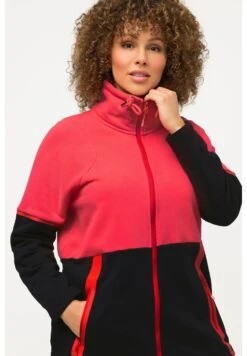 Ulla Popken Kurtka Z Polaru - Rouge Hibiscus -Ulla Popken b50a01181fcb4d85a83eec496a62ac6a