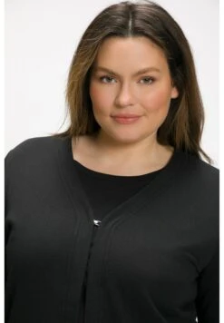 Ulla Popken Kardigan - Zwart -Ulla Popken b57cd8b2b3d04c9e97d5333b1f29825c