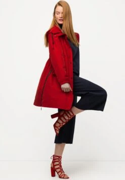 Ulla Popken HYPRAR - Kurtka Przeciwdeszczowa - Salsa -Ulla Popken b6c600a516f942ffb1b8b2233b8a8397