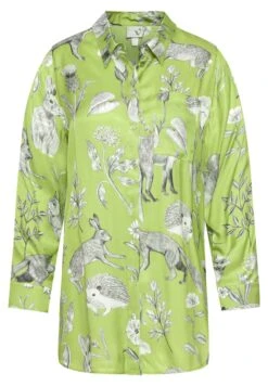 Ulla Popken LANGE MOUWEN - Koszula - Hooigroen 10 Ulla Popken LANGE MOUWEN - Koszula - Hooigroen -Ulla Popken b720738f4d6b4020bc67a7799720c234