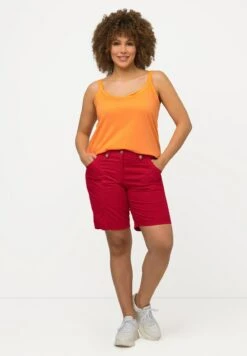 Ulla Popken Szorty - Rouge -Ulla Popken b730eada093145c68ef0b6f266d89f63