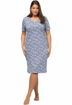 Ulla Popken Koszula Nocna - Purple Blue 10 Ulla Popken Koszula Nocna - Purple Blue -Ulla Popken b919dd49521347e3963611b94c24aa83