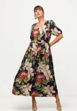 Ulla Popken Długa Sukienka - Noir