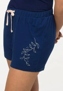 Ulla Popken 2 PER-PACK MUSCHELN BINDEBAND - Spodnie Od Piżamy - Tinte 10 Ulla Popken 2 PER-PACK MUSCHELN BINDEBAND - Spodnie Od Piżamy - Tinte -Ulla Popken ba0e8a457a514a9d8ca1158d23d43847