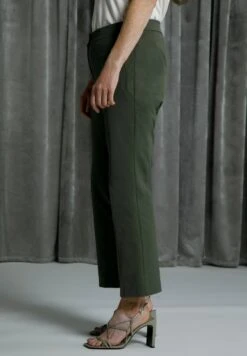 Ulla Popken Spodnie Materiałowe - Olivgrau -Ulla Popken ba48049b85fb4c1e86b903d272ec48ca