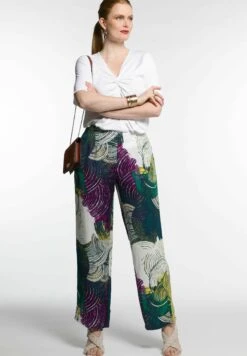 Ulla Popken Spodnie Materiałowe - Tinte -Ulla Popken bb173a55803a41ecb43a7d32a94ce630