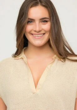 Ulla Popken LOCHS HALBARM - Koszulka Polo - Popcorn 10 Ulla Popken LOCHS HALBARM - Koszulka Polo - Popcorn -Ulla Popken bbefdf1749064e5ebc86b65c1697f798