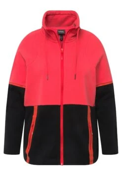 Ulla Popken Kurtka Z Polaru - Rouge Hibiscus -Ulla Popken bc1453086d1841e9ada77ed8fec55292