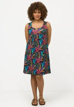 Ulla Popken Sukienka Z Dżerseju - Navy Blue