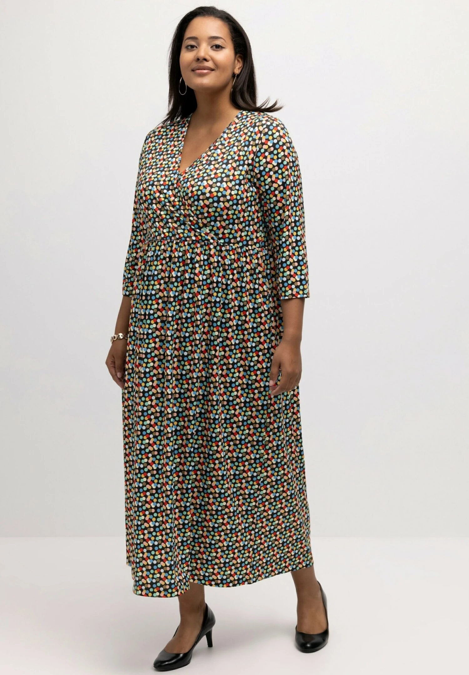 Ulla Popken Sukienka Z Dżerseju - Türkisblu 4 Ulla Popken Sukienka Z Dżerseju - Türkisblu - obrazek 2