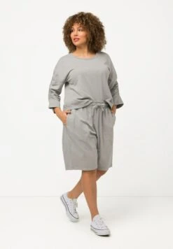 Ulla Popken Szorty - Gris Clair Chiné -Ulla Popken befc1c94dc86445ab76c32914bde2cea