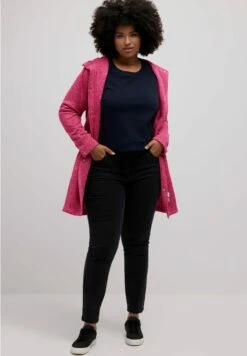 Ulla Popken Kurtka Przejściowa - Magentapink -Ulla Popken bf1fee4c99e14ad6be0b9c665fc7023b