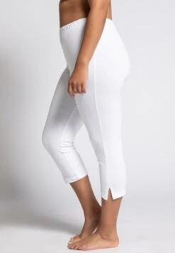 Ulla Popken GROSSE GRÖSSEN BIS 76 CAPRI KLASSISCHE 7/8 - Legginsy - Weiß -Ulla Popken c0f6e7dc94b147c6b692c0b817c6ade0